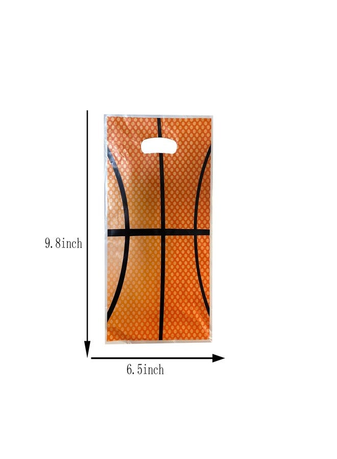 LYK 30PCS Basketball Gift Bags, Basketball Theme, Orange, 9.8x6.3 inches, Birthday Party - Image 3